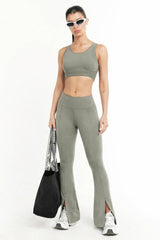 TGM Flared Front Split Therma Soft Leggings