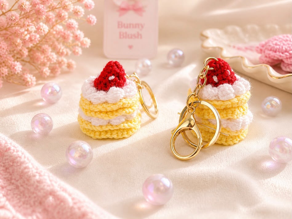 Macaroon keychain