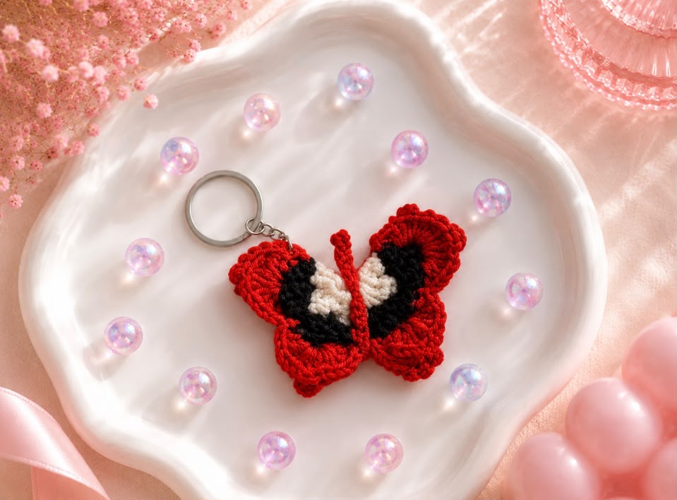 Butterfly keychain