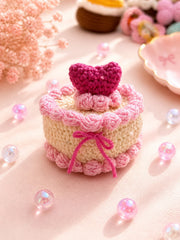 Sweetheart ribbon cake