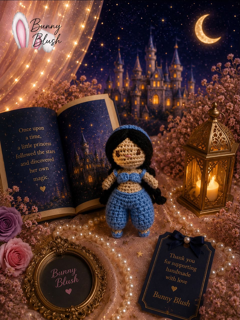 Princess jasmine keychain