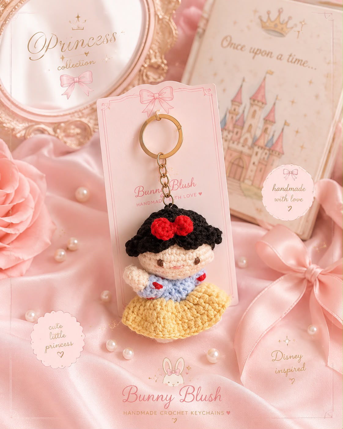Snow white keychain