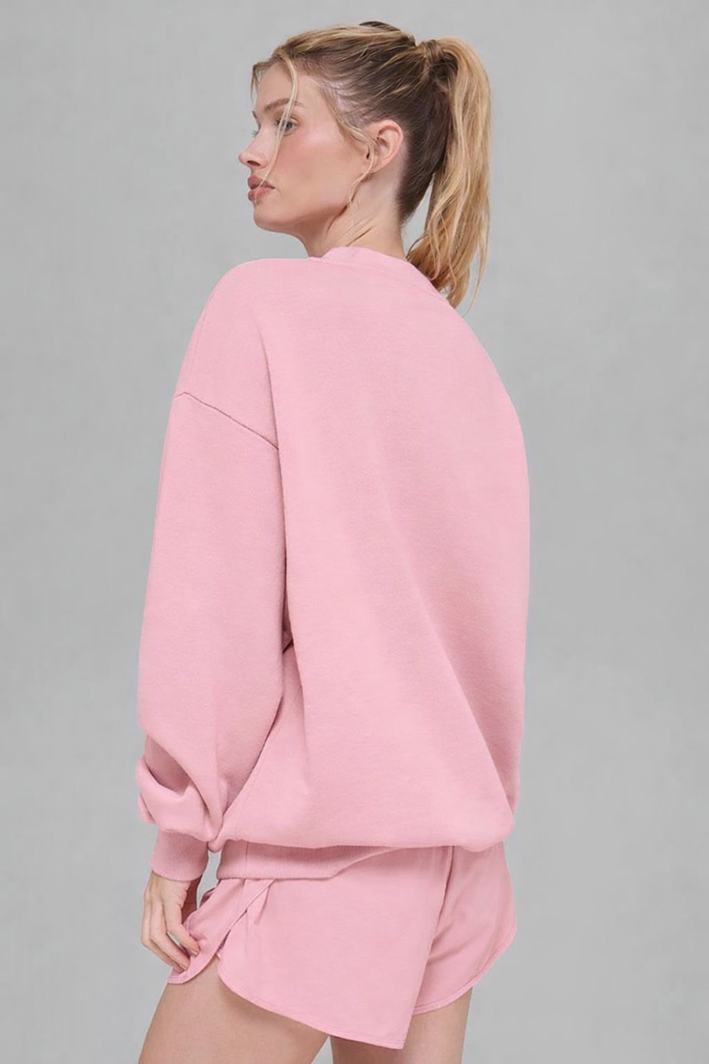 Accolade Crew Neck Pullover - Unisex/ Warm Rose