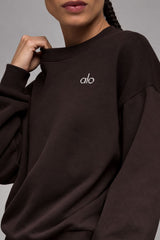 Accolade Crew Neck Pullover - Men/ Espresso Noir