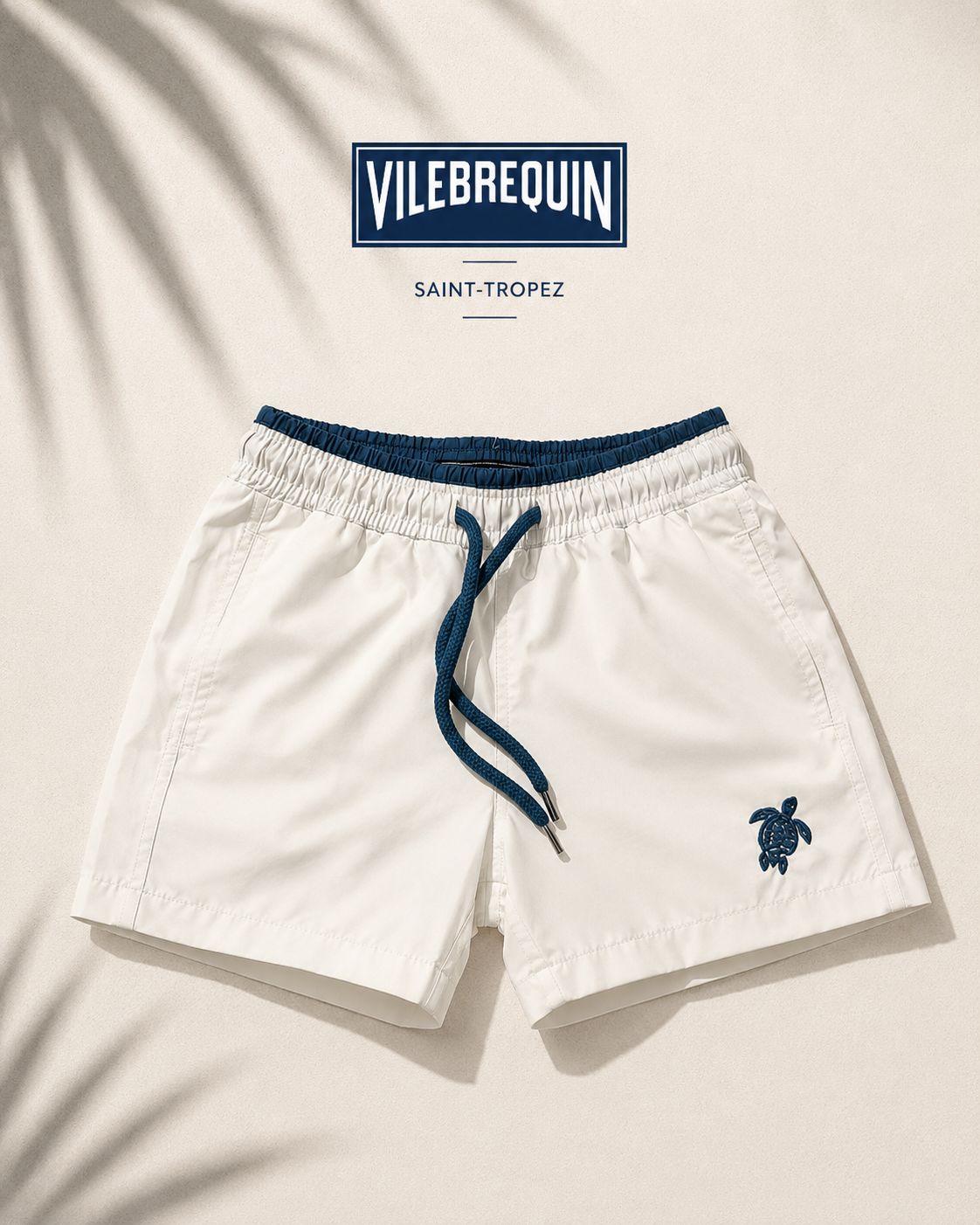 Bicolor Men Swim Water Reactive - White-