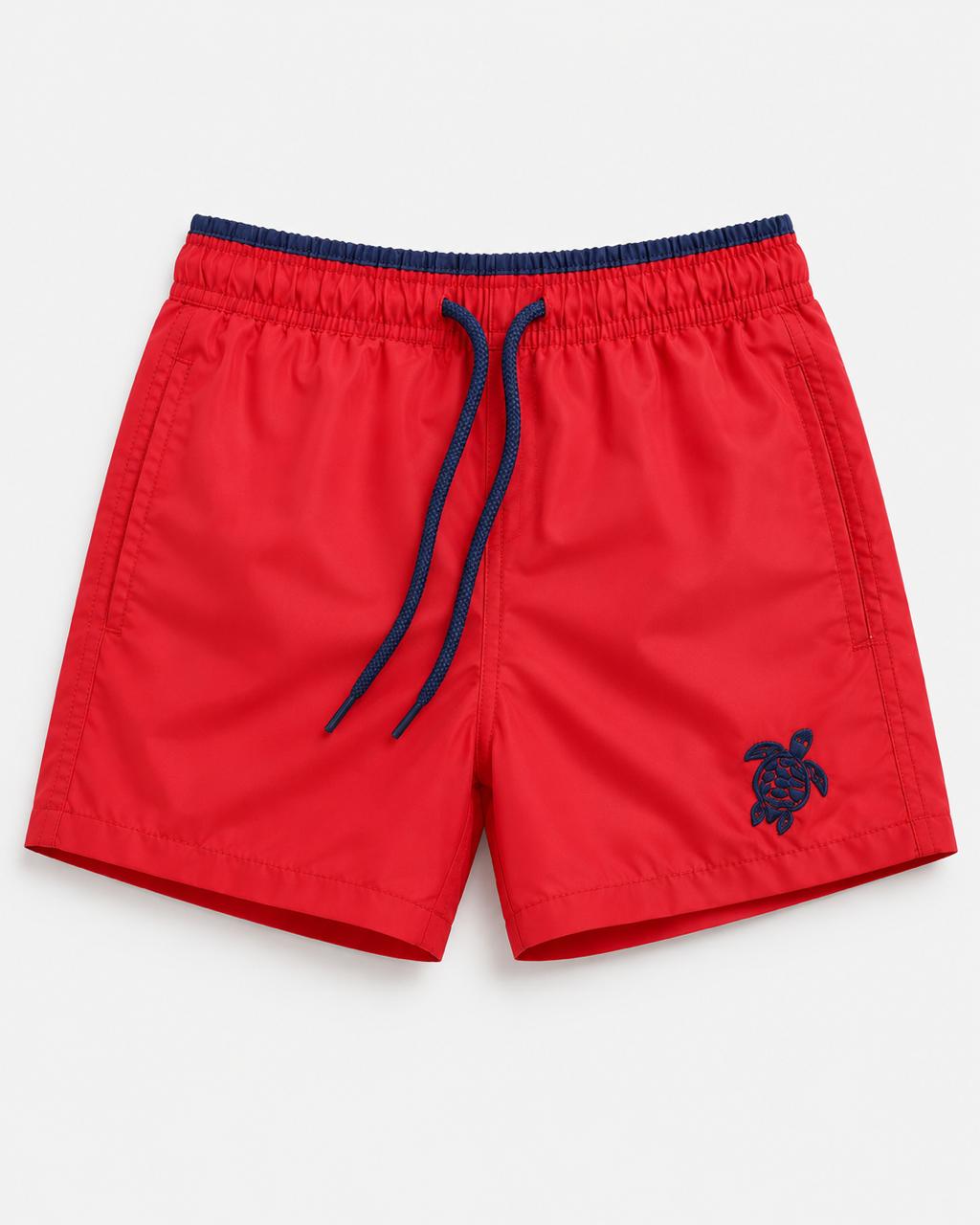 Bicolor Boys Swim Water Reactive - Poppy Red