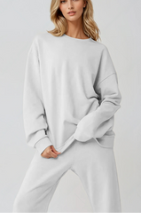 Renown Heavy Weight Crew Neck Pullover - White