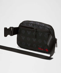Disney x Lululemon Everywhere Belt Bag 1L Mickey and Logo Print - Black