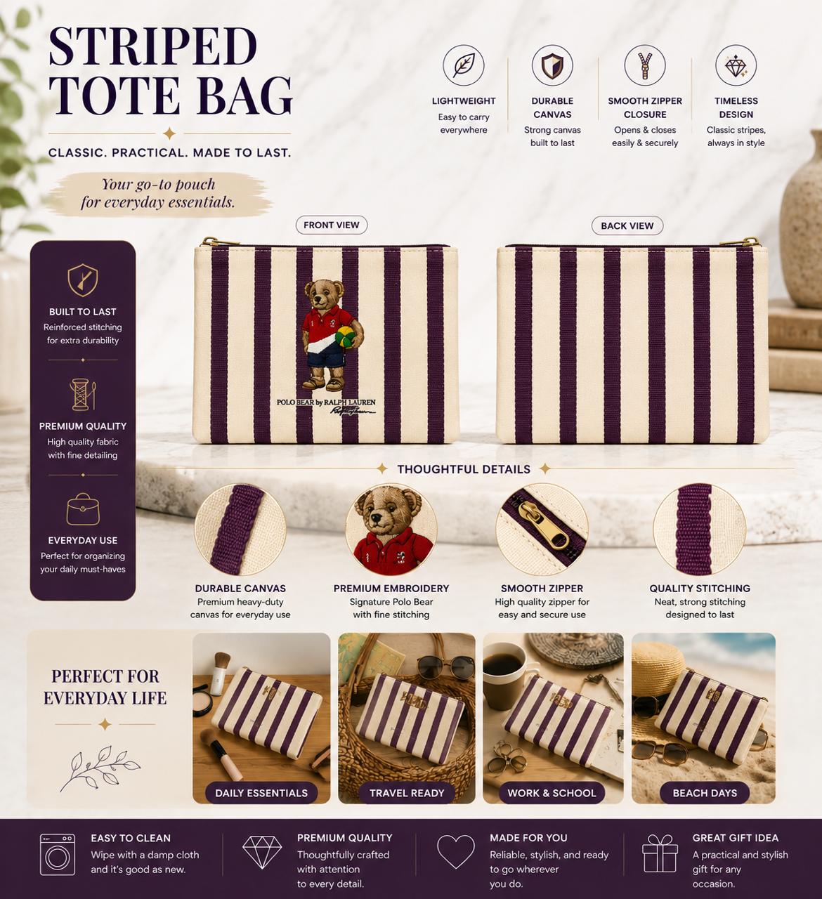 Ralph Lauren Makeup Bag