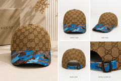 Gucci Camo Brim Monogram Cap